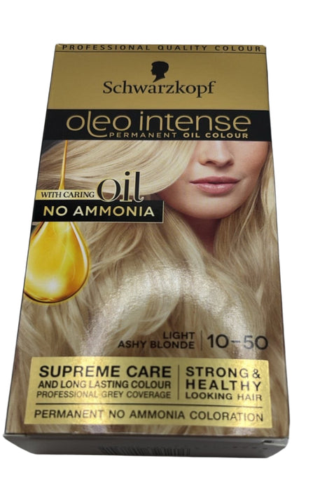 Schwarzkopf Oleo Intense Permanent Hair Colour Light Ash Blonde 10-50 115g
