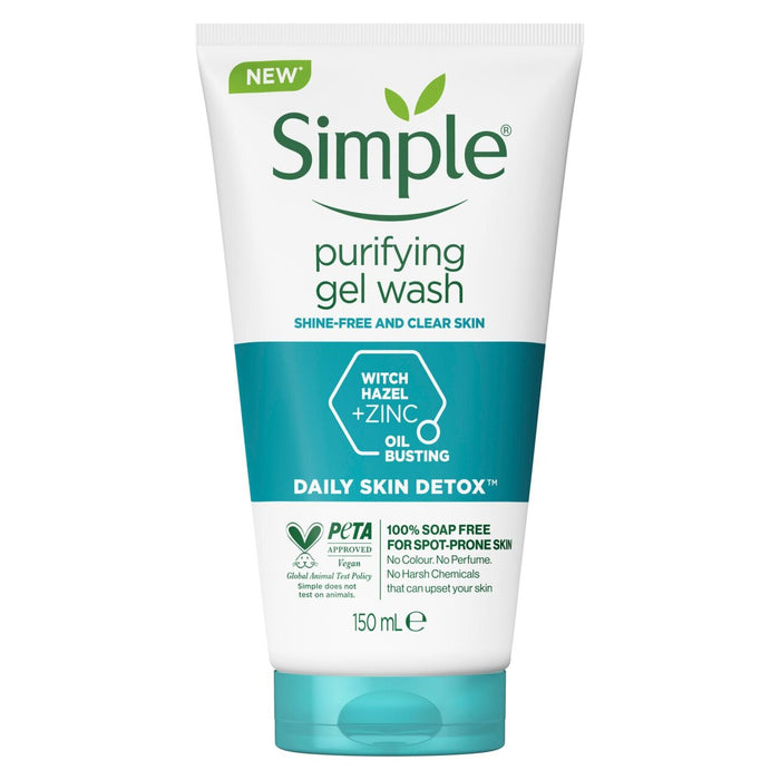 Simple Detox Purifying Face Wash 150ml