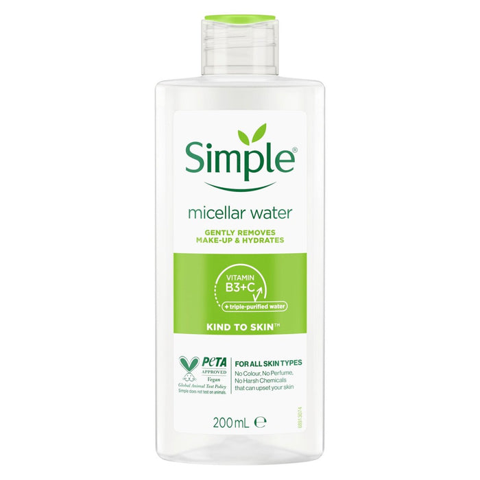 Simple Kind To Skin Micellar Cleansing Water 200ml